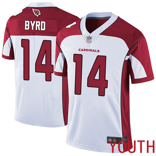 Arizona Cardinals Limited White Youth Damiere Byrd Road Jersey NFL Football 14 Vapor Untouchable